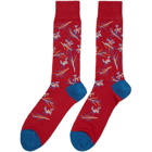 Paul Smith Red and Blue Cypress Socks