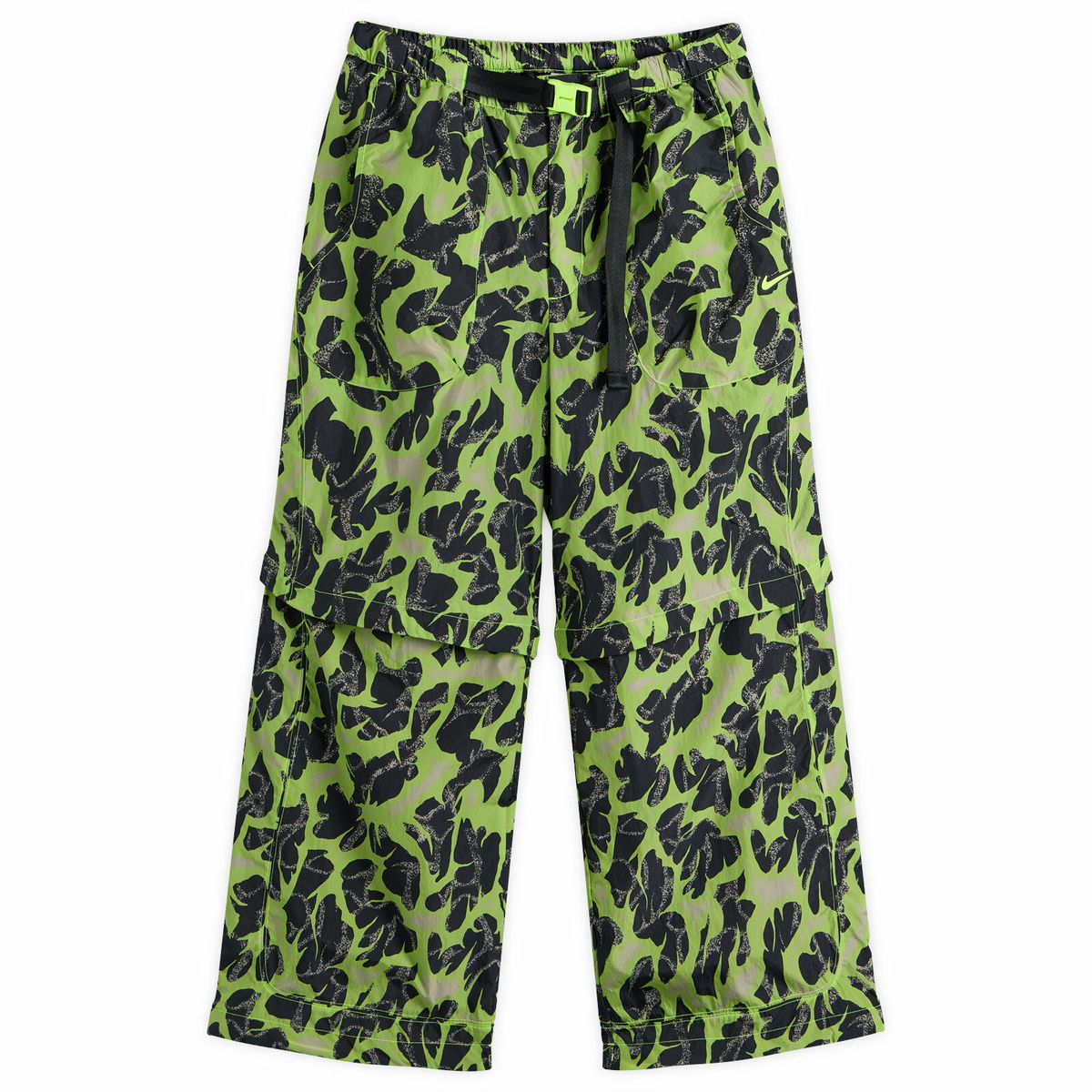 Nike Men's PF Woven Convertible Pants in Cream Ii/Volt Ice