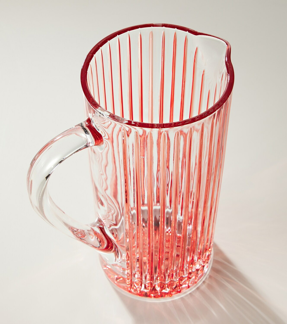 Les-Ottomans Striped crystal jug
