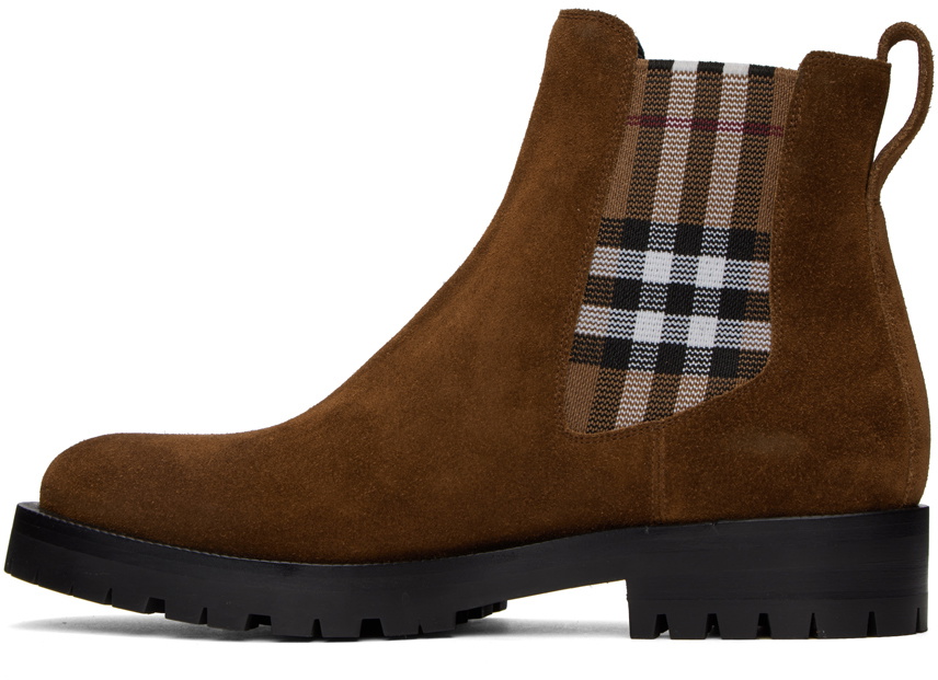 burberry brown boots