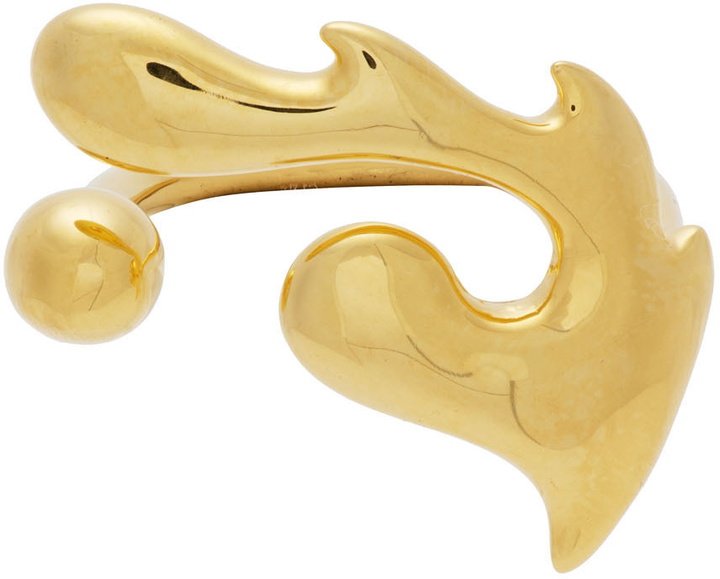 Photo: Hannah Jewett Gold Tooth Flower Ring