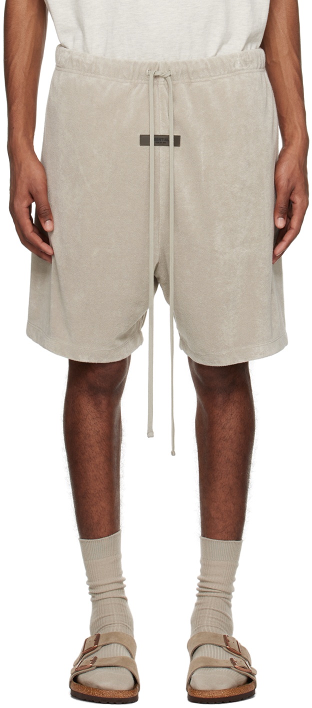 Photo: Essentials Gray Drawstring Shorts