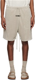 Essentials Gray Drawstring Shorts