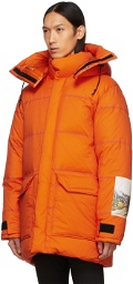 Gucci Orange The North Face Edition Coat