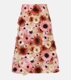 Dorothee Schumacher Blooming Meadow floral-appliqué midi skirt