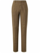 Boglioli - Straight-Leg Linen Trousers - Brown