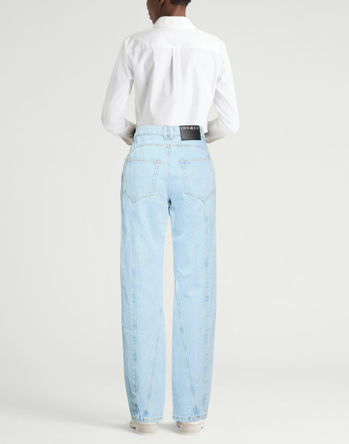 Mugler Womens Jeans in Blue