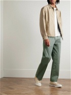 Theory - Lucas Ossendrijver Wide-Leg Cotton-Blend Twill Trousers - Green