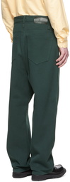 AMI Alexandre Mattiussi Green Alex Trousers