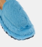 Dries Van Noten Calf hair slippers