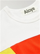 Aloye - Colour-Block Panelled Cotton-Jersey T-Shirt - Unknown
