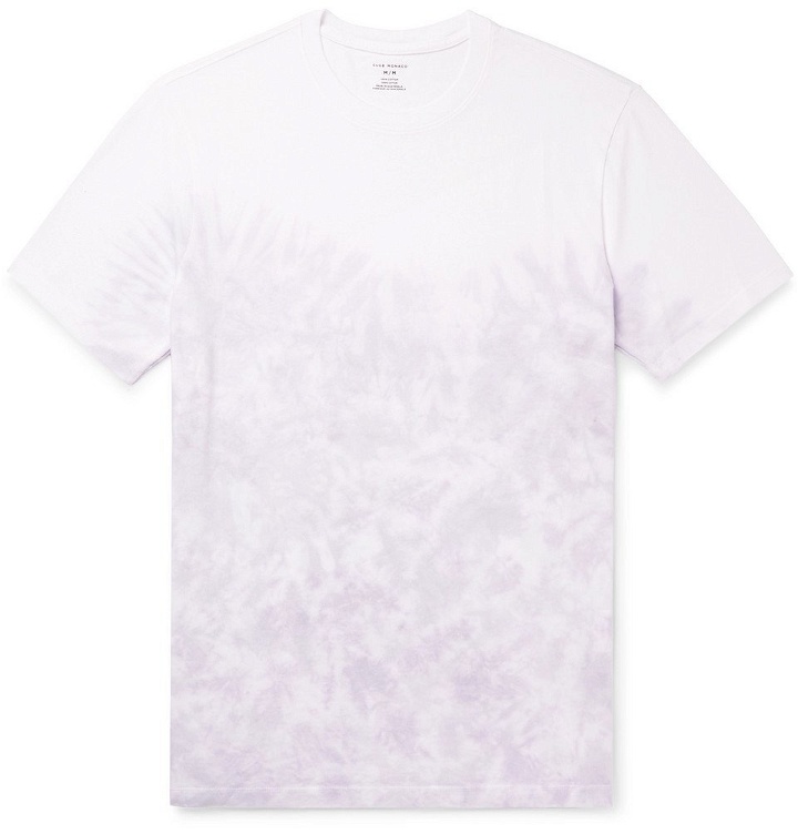 Photo: Club Monaco - Tie-Dyed Cotton-Jersey T-Shirt - Lavender