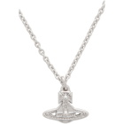Vivienne Westwood Silver Oslo Pendant Necklace
