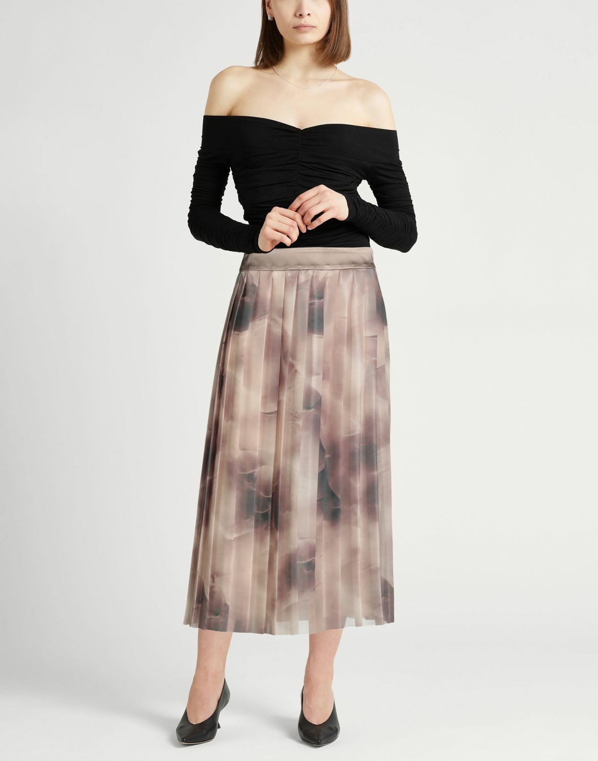 Peserico Womens Midi skirt Sand