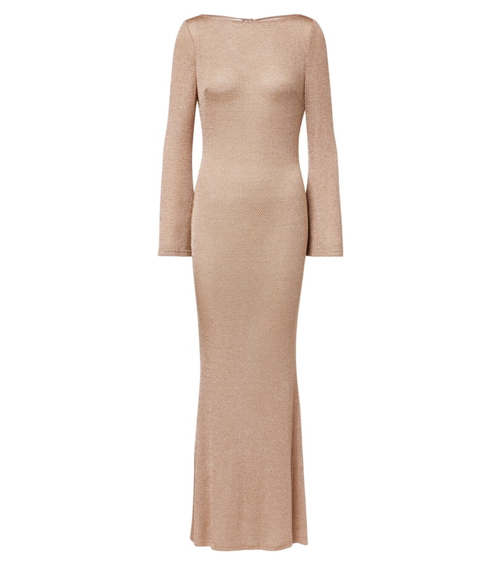 Photo: Alexandra Miro Dorian knitted maxi dress