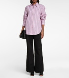 Victoria Beckham - Oversized striped cotton poplin shirt