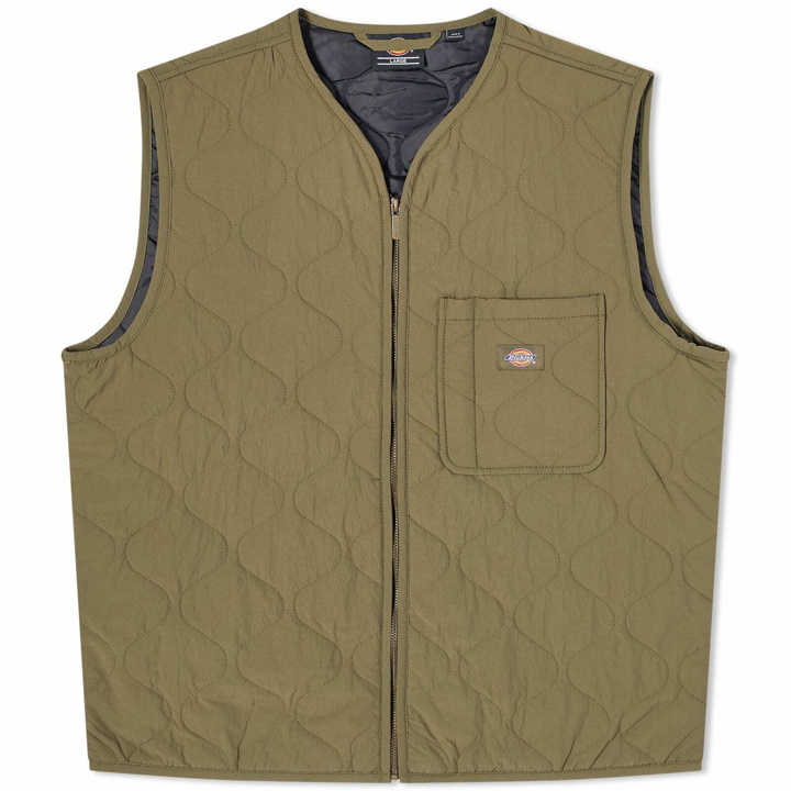 Photo: Dickies Men's Thorsby Liner Vest in Military Green
