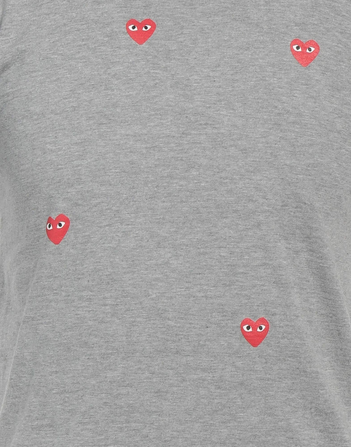 Comme Des Garçons Play Mens T-shirt in Grey