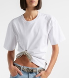 Area Embellished cotton jersey T-shirt