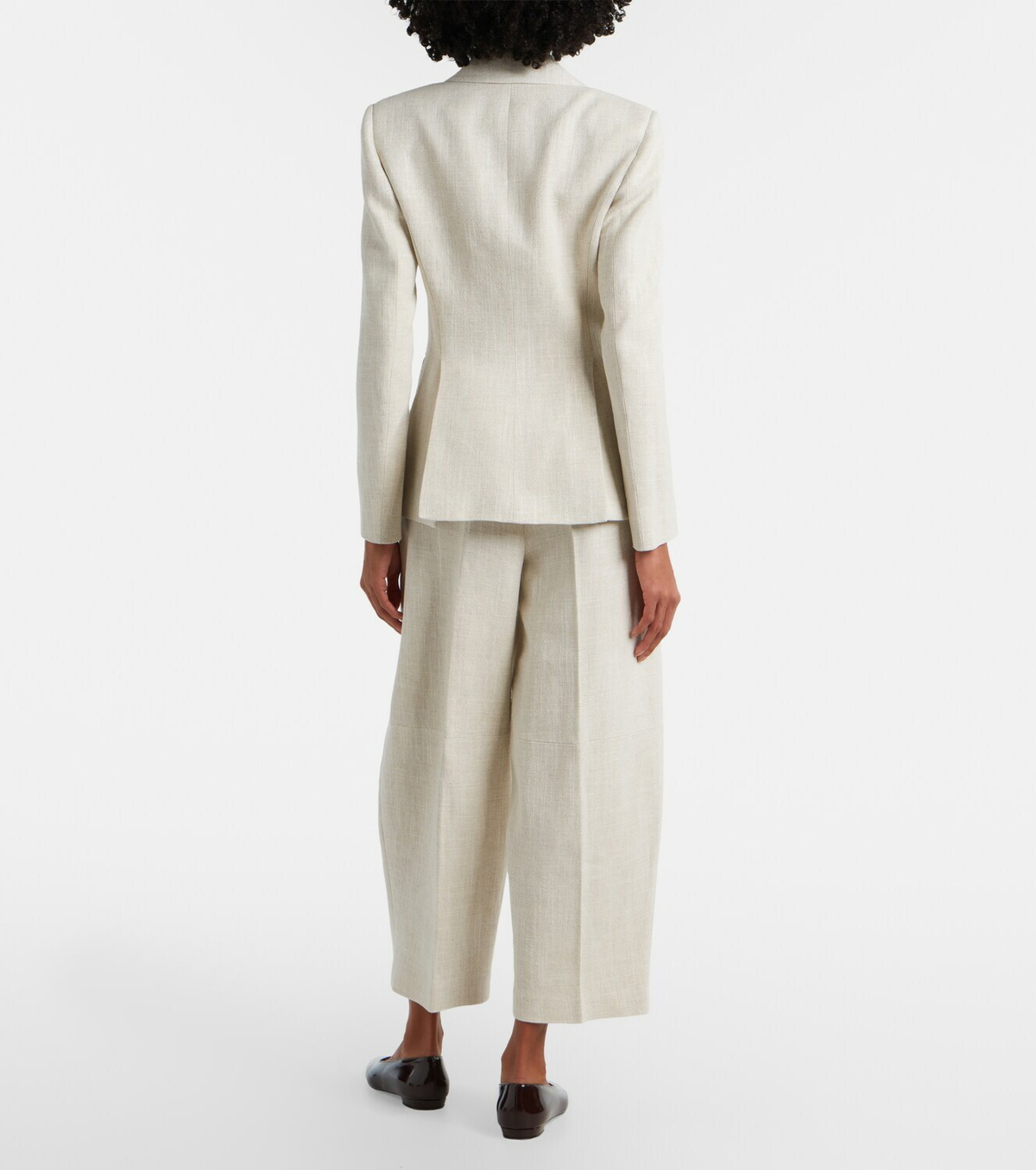 Altuzarra Dash cropped barrel-leg pants