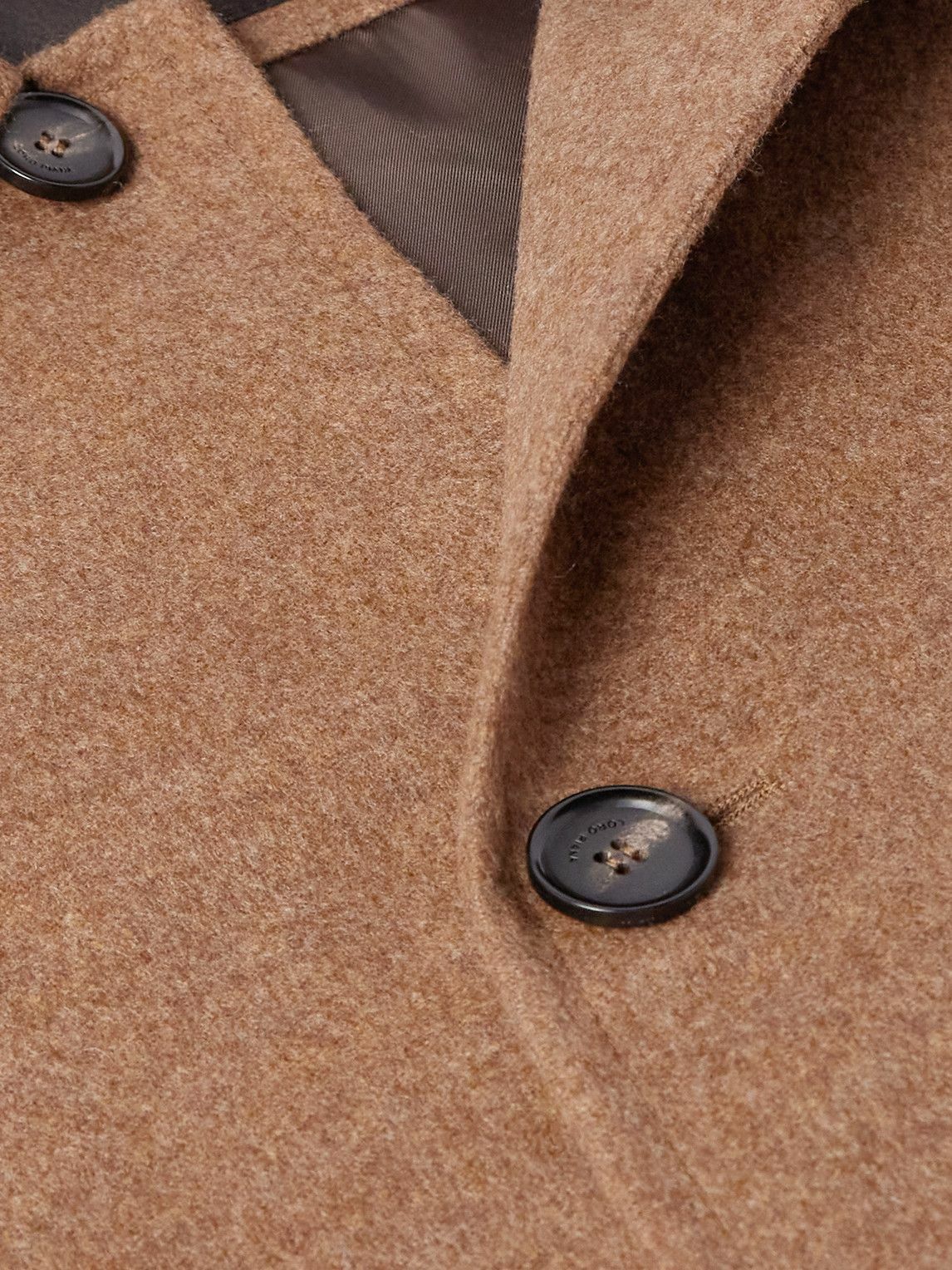 Loro Piana - Owen Belted Suede-Trimmed Rain System® Cashmere Coat