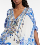 Camilla Floral silk kaftan