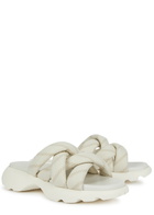 Moncler Belay Knot Rope Sliders Off White