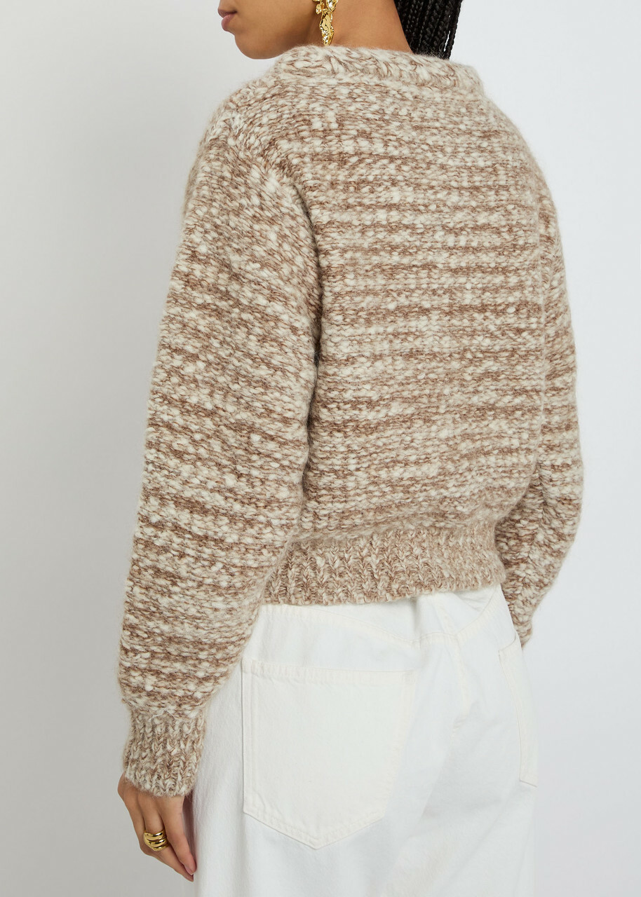 Isabel Marant Dorota Chunky-knit Alpaca-blend Jumper Ecru