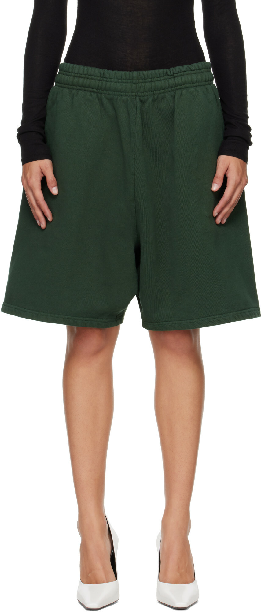 Entire Studios Green Standard Sweat Shorts