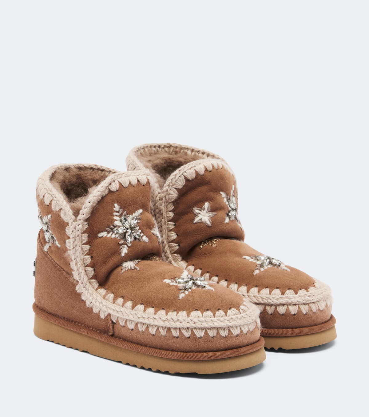 Mou 18 embellished suede ankle boots