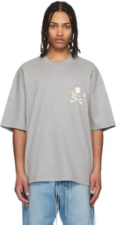 mastermind JAPAN Gray Boxy Prosperity T-shirt