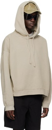 Acne Studios Gray Garment-Dyed Hoodie