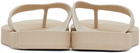 Suicoke Beige VON Flip Flops