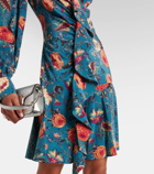 Ulla Johnson Salima ruffled floral silk minidress