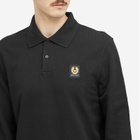 Belstaff Men's Long Sleeved Polo in Black