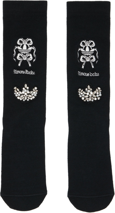 Photo: Simone Rocha Black adidas Originals Edition Knee High Socks