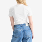 Daily Paper Women's Dotted Type T-Shirt in White