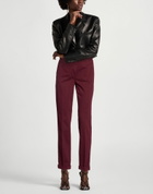 Manila Grace Womens Pants Garnet