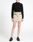 Vetements Womens Mini skirt Ivory