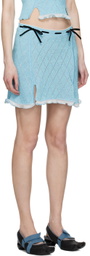 Cormio Blue Isha Miniskirt