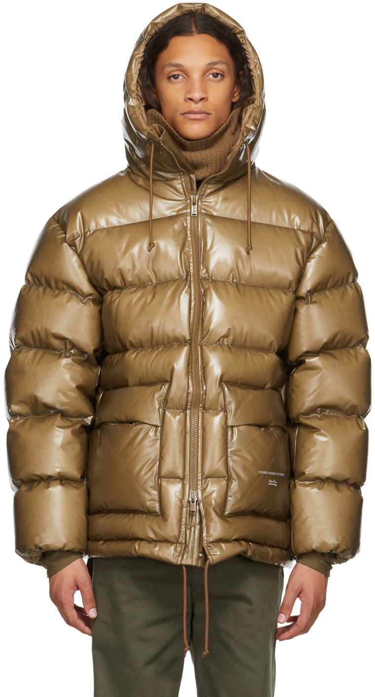 Undercover Brown Down Puffer Jacket Undercover