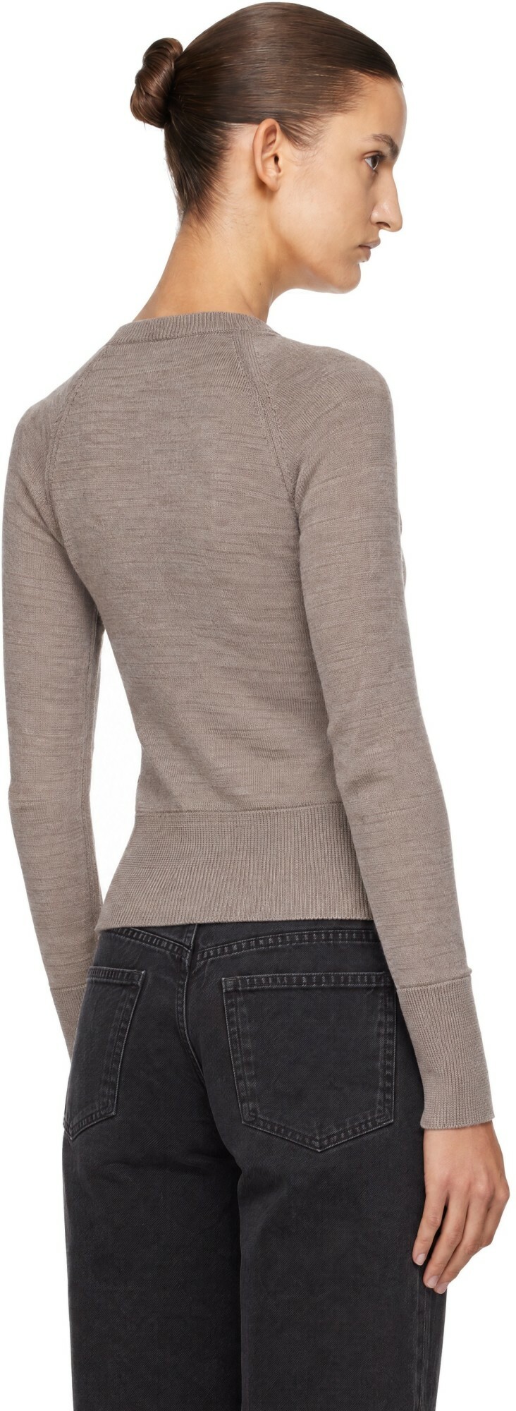 mfpen Taupe Appointment Cardigan