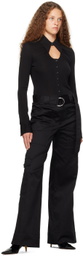 Proenza Schouler Black Proenza Schouler White Label Belted Trousers
