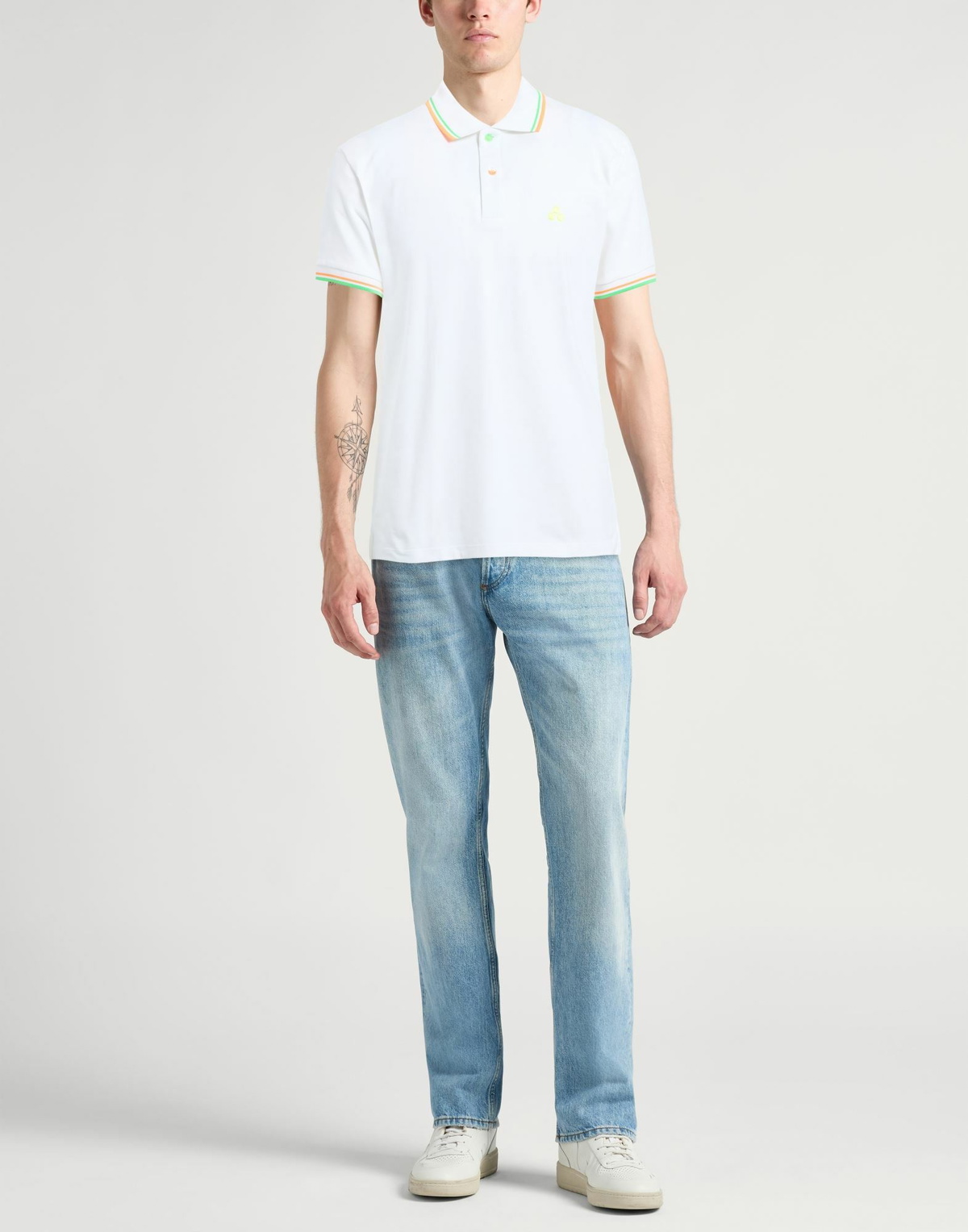 Peuterey Mens Polo shirt in White
