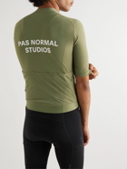 Pas Normal Studios - Essential Logo-Print Cycling Jersey - Green