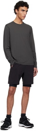 Reigning Champ Black 4-Way Combo 7 Training Shorts