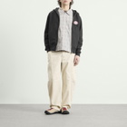 Gramicci Men's Oval Patch Zip Hoodie in Vintage Black