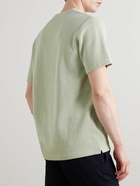 Mr P. - Waffle-Knit Cotton-Bouclé T-Shirt - Green