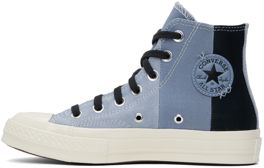 Converse Blue Black Chuck 70 Patchwork Suede Sneakers Converse