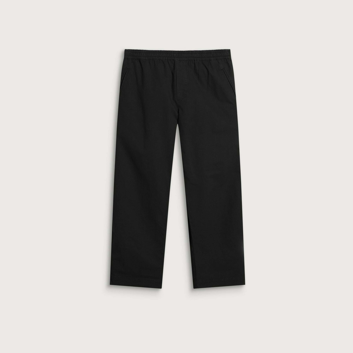 Folk Men's Drawcord Assembly Pant in Black Ripstop
